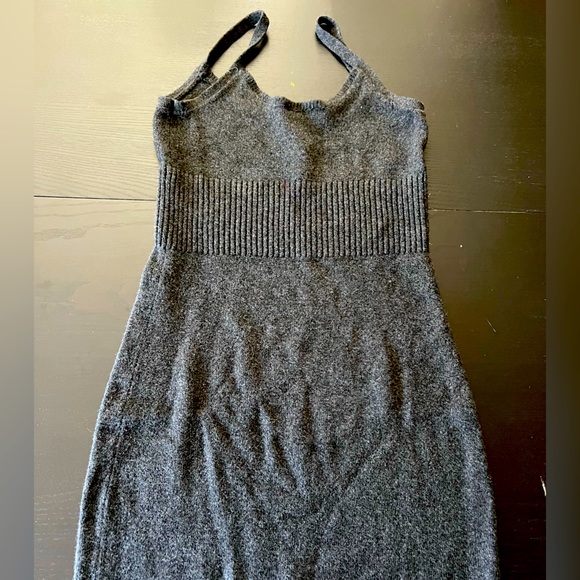 Wool blend stretch bodycon dress - Picture 1 of 6